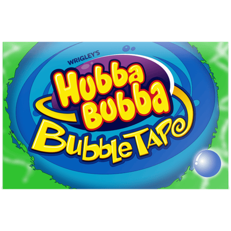 HUBBA BUBBA Sour Blue Raspberry Bubble Gum Tape, 2 oz (6 Packs)