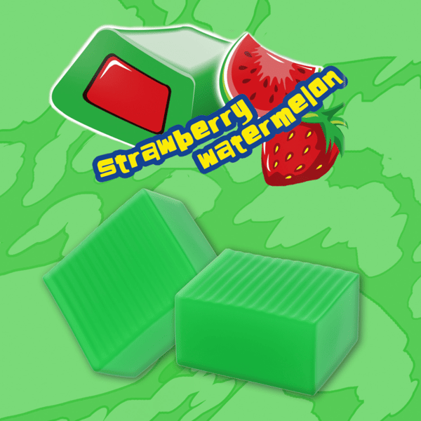 HUBBA BUBBA Max Strawberry Watermelon Bubble Gum, 5 Piece Pack