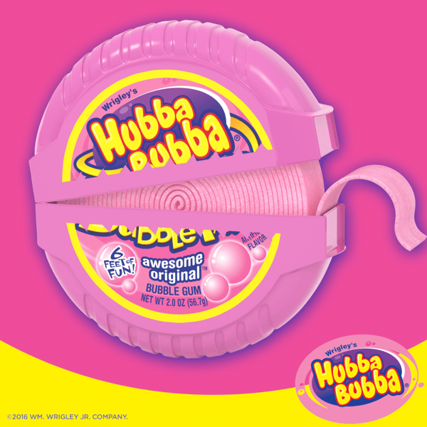 HUBBA BUBBA Original Bubble Gum Tape, 2 oz